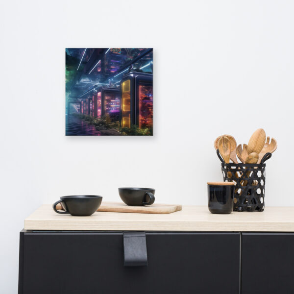 Verdant Resilience: Nature’s Embrace Over Technological Remnants Print Eight - Image 16