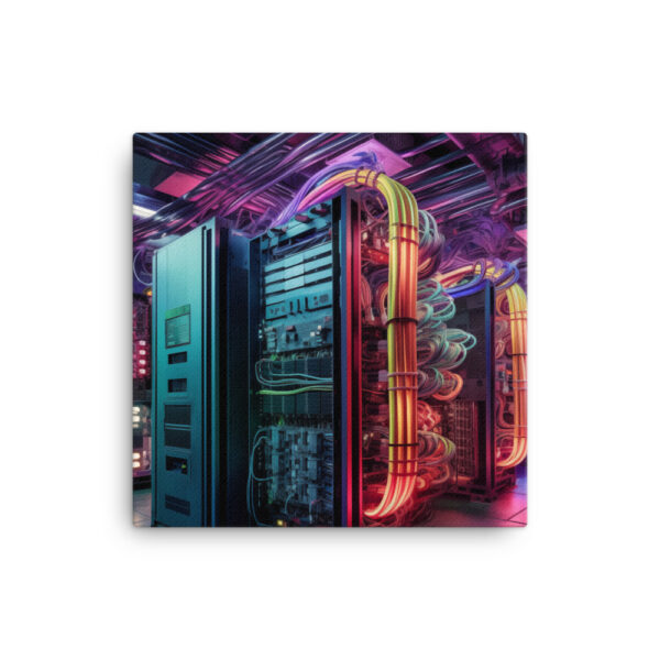 Verdant Resilience: Nature’s Embrace Over Technological Remnants Print Four