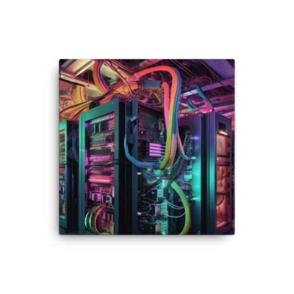 Verdant Resilience: Nature's Embrace Over Technological Remnants Print Seven