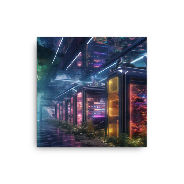 Verdant Resilience: Nature’s Embrace Over Technological Remnants Print Eight