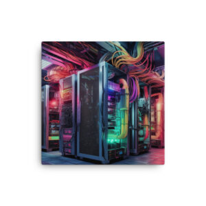 Verdant Resilience: Nature’s Embrace Over Technological Remnants Print Eleven