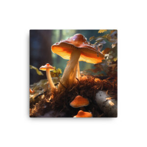 Mystical Mycelium: A Collection of Enchanted Forest Fungi Print Two
