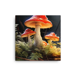 Mystical Mycelium: A Collection of Enchanted Forest Fungi Print Five