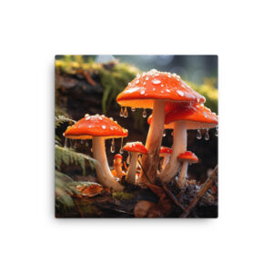 Mystical Mycelium: A Collection of Enchanted Forest Fungi Print Seven