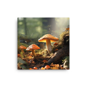 Mystical Mycelium: A Collection of Enchanted Forest Fungi Print Nine