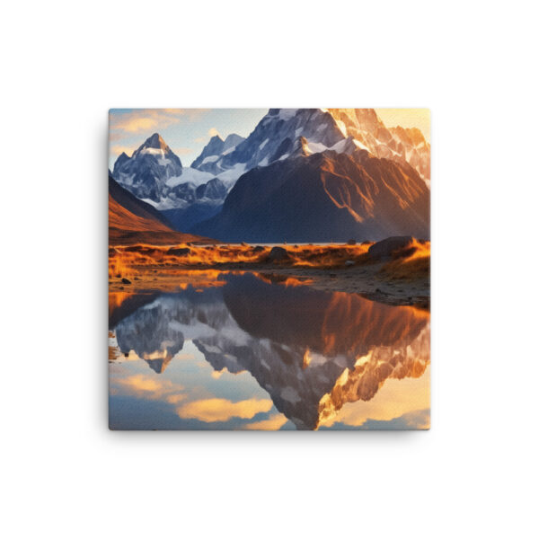 Alpine Majesty: A Collection of Breathtaking Mountain Sunsets Print One