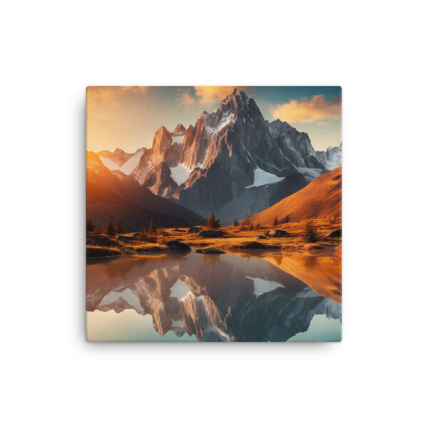 Alpine Majesty: A Collection of Breathtaking Mountain Sunsets Print Six