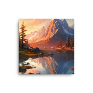 Alpine Majesty: A Collection of Breathtaking Mountain Sunsets Print Thirteen