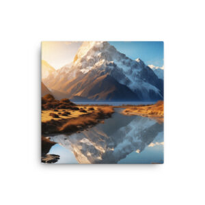 Alpine Majesty: A Collection of Breathtaking Mountain Sunsets Print Fifteen