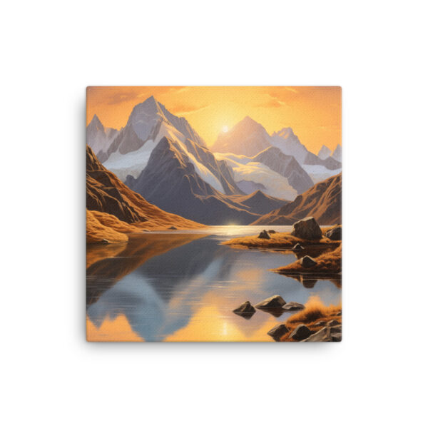 Alpine Majesty: A Collection of Breathtaking Mountain Sunsets Print Seventeen