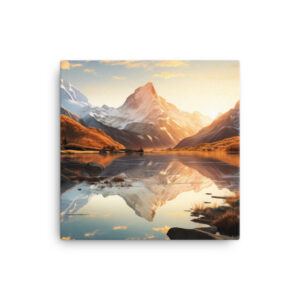 Alpine Majesty: A Collection of Breathtaking Mountain Sunsets Print Eighteen