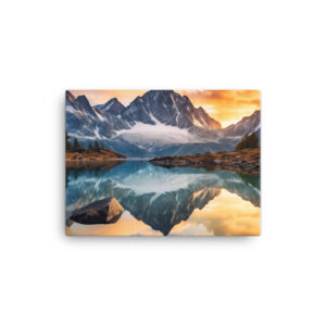 Alpine Majesty: A Collection of Breathtaking Mountain Sunsets Print Two