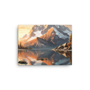 Alpine Majesty: A Collection of Breathtaking Mountain Sunsets Print Four