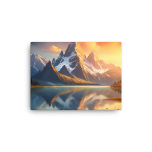 Alpine Majesty: A Collection of Breathtaking Mountain Sunsets Print Five