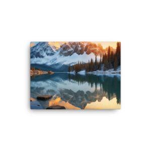 Alpine Majesty: A Collection of Breathtaking Mountain Sunsets Print Eight