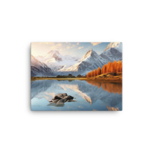 Alpine Majesty: A Collection of Breathtaking Mountain Sunsets Print Ten