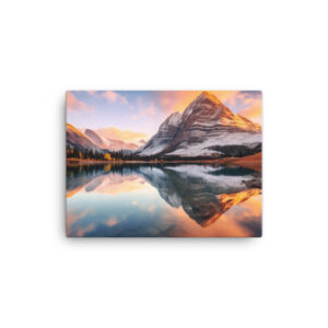 Alpine Majesty: A Collection of Breathtaking Mountain Sunsets Print Twelve