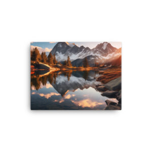 Alpine Majesty: A Collection of Breathtaking Mountain Sunsets Print Sixteen