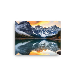 Alpine Majesty: A Collection of Breathtaking Mountain Sunsets Print Twenty
