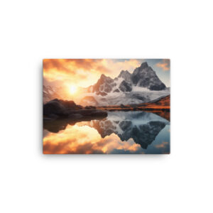 Alpine Majesty: A Collection of Breathtaking Mountain Sunsets Print Twenty-One
