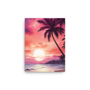 Tropical Twilight: A Collection of Luminous Beach Sunsets Print One