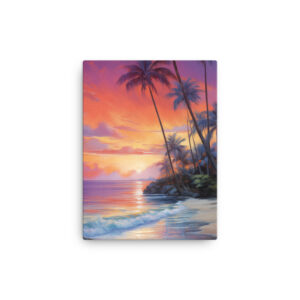 Tropical Twilight: A Collection of Luminous Beach Sunsets Print Two