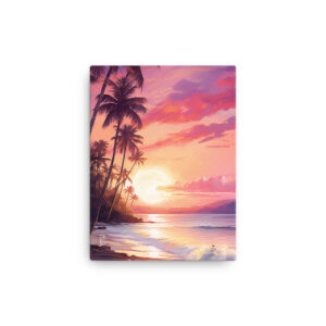 Tropical Twilight: A Collection of Luminous Beach Sunsets Print Four