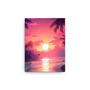 Tropical Twilight: A Collection of Luminous Beach Sunsets Print Six