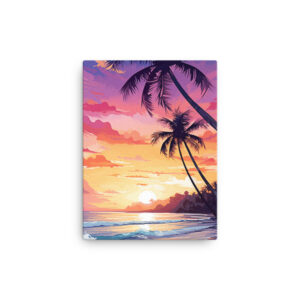 Tropical Twilight: A Collection of Luminous Beach Sunsets Print Nine