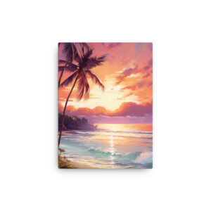Tropical Twilight: A Collection of Luminous Beach Sunsets Print Seventeen