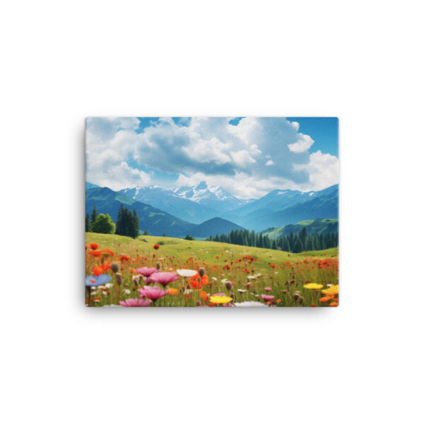 Meadow Whispers: A Collection of Vibrant Mountain Meadows Print Four