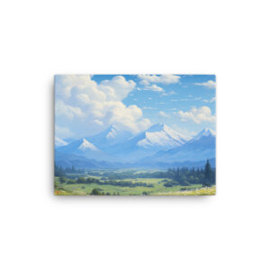 Meadow Whispers: A Collection of Vibrant Mountain Meadows Print Eight