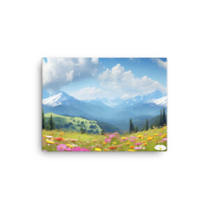 Meadow Whispers: A Collection of Vibrant Mountain Meadows Print Thirteen
