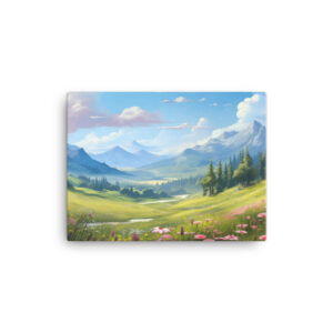 Meadow Whispers: A Collection of Vibrant Mountain Meadows Print Fourteen