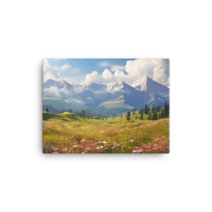 Meadow Whispers: A Collection of Vibrant Mountain Meadows Print Fifteen