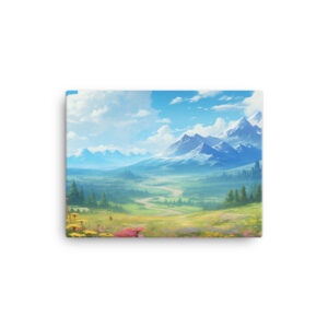 Meadow Whispers: A Collection of Vibrant Mountain Meadows Print Sixteen
