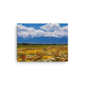 Meadow Whispers: A Collection of Vibrant Mountain Meadows Print Seventeen