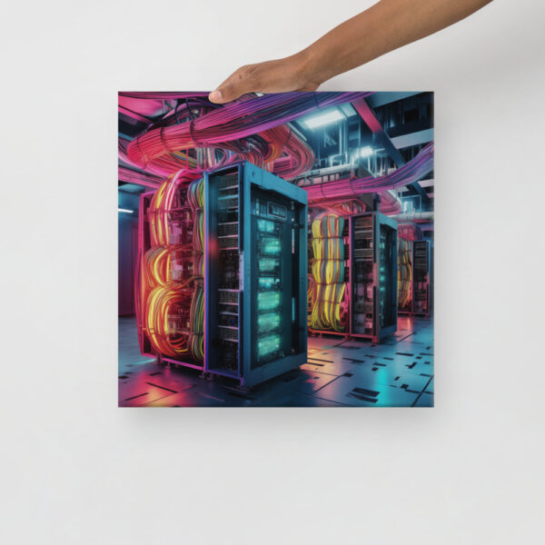 Verdant Resilience: Nature's Embrace Over Technological Remnants Print Three - Image 6