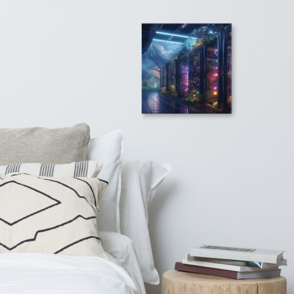 Verdant Resilience: Nature's Embrace Over Technological Remnants Print Six - Image 3