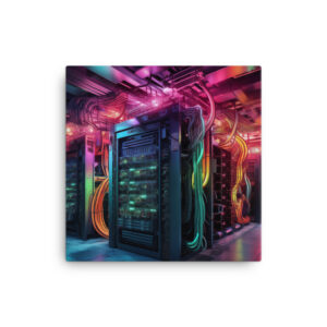 Verdant Resilience: Nature’s Embrace Over Technological Remnants Print Five