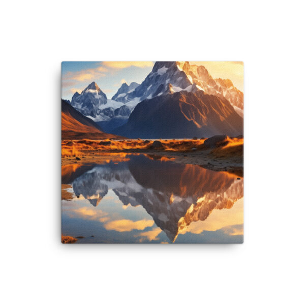 Alpine Majesty: A Collection of Breathtaking Mountain Sunsets Print One - Image 2