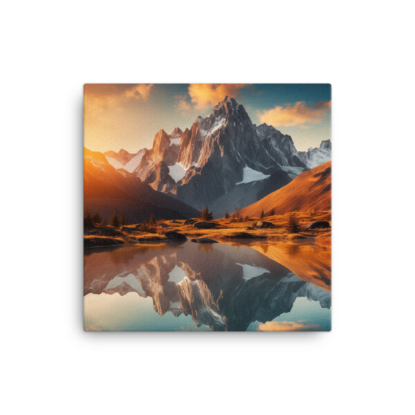 Alpine Majesty: A Collection of Breathtaking Mountain Sunsets Print Six - Image 2