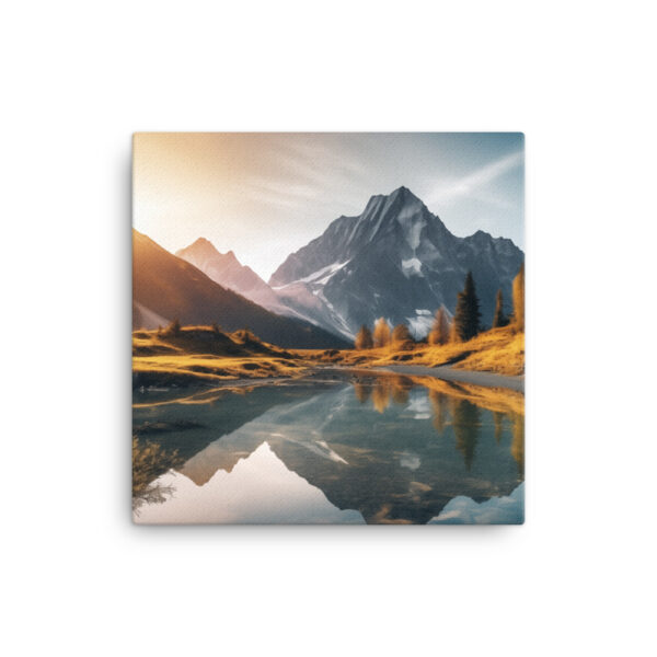 Alpine Majesty: A Collection of Breathtaking Mountain Sunsets Print Nine - Image 2