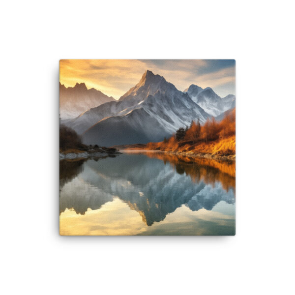 Alpine Majesty: A Collection of Breathtaking Mountain Sunsets Print Eleven - Image 2