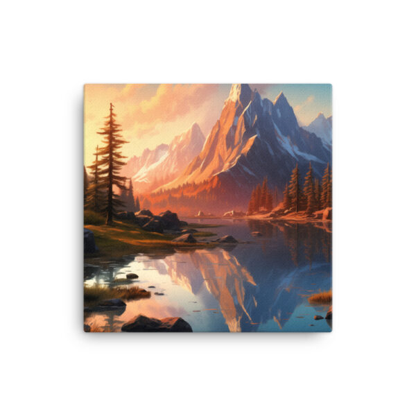 Alpine Majesty: A Collection of Breathtaking Mountain Sunsets Print Thirteen - Image 2