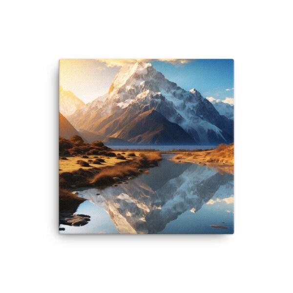 Alpine Majesty: A Collection of Breathtaking Mountain Sunsets Print Fifteen - Image 2
