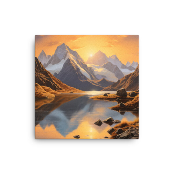 Alpine Majesty: A Collection of Breathtaking Mountain Sunsets Print Seventeen - Image 2