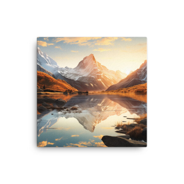 Alpine Majesty: A Collection of Breathtaking Mountain Sunsets Print Eighteen - Image 2