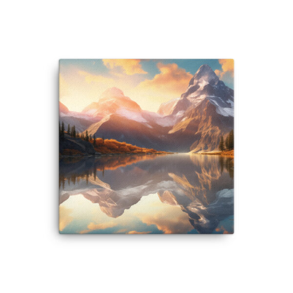 Alpine Majesty: A Collection of Breathtaking Mountain Sunsets Print Twenty-Three - Image 2