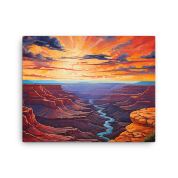 Canyon Reverie: A Collection of Sunsets Print Four - Image 2